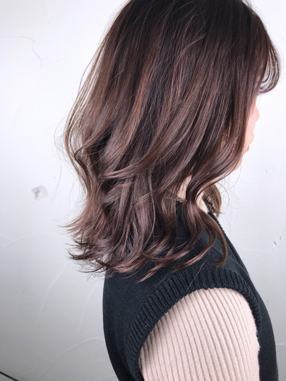 ピンク バイオレットカラーの種類 Ally仲井 Salonwork Shooting