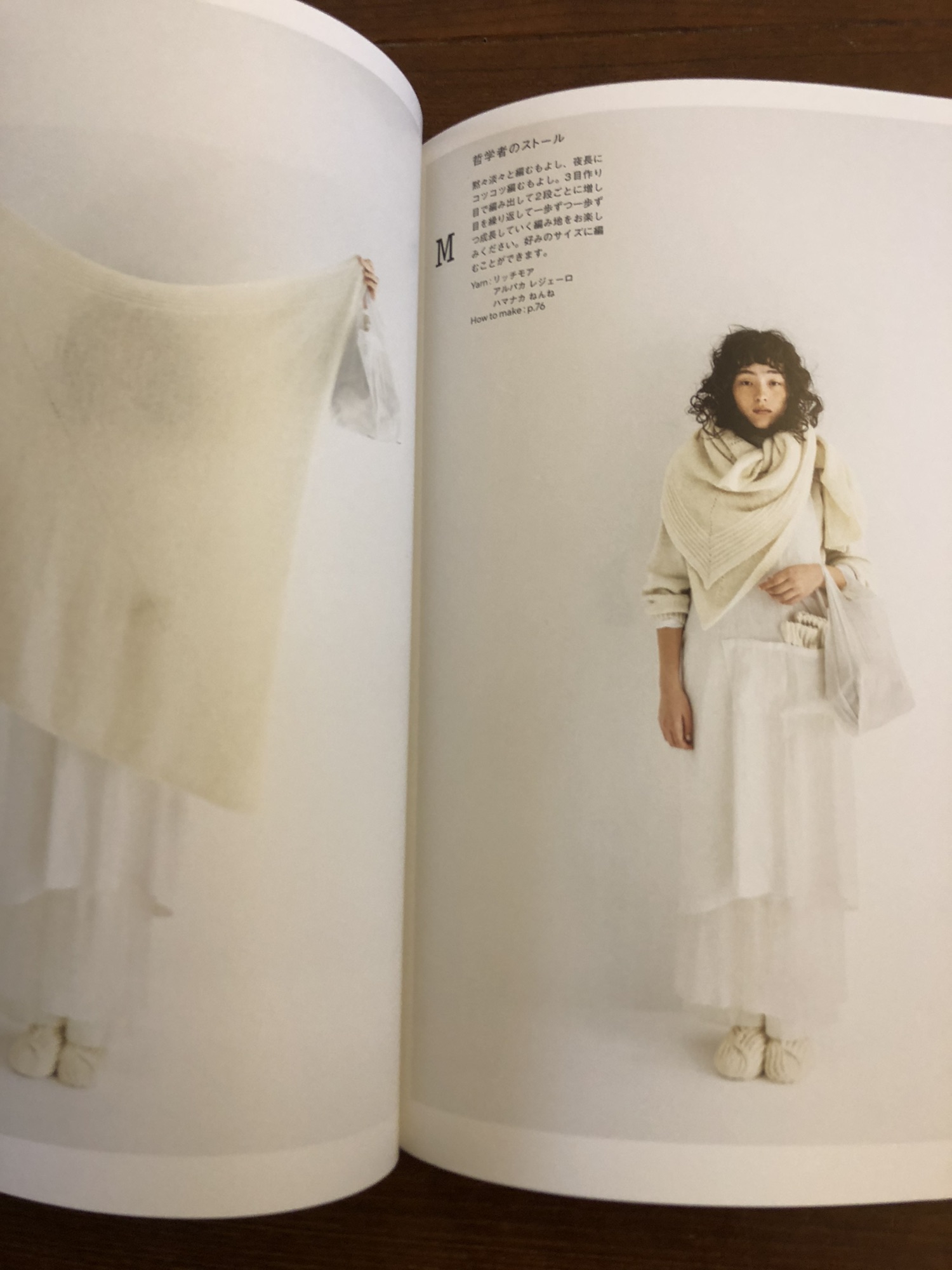 バイイー】白い糸で編むセーターの本 サイチカ 文化出版局 ダイラン