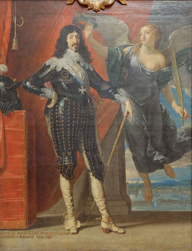 国王ルイ13世。国王アンリ4世とマリー・ド・メディシスの息子です
