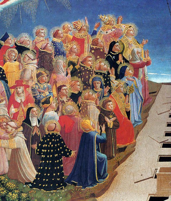 フラ・アンジェリコ。救われる人々。 名画を読み解く