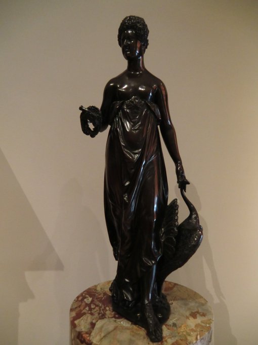 ブロンズ像　フランス人　アーティスト作品 不思議な光景】フランスの彫刻家による体のほとんどの部分が欠けている