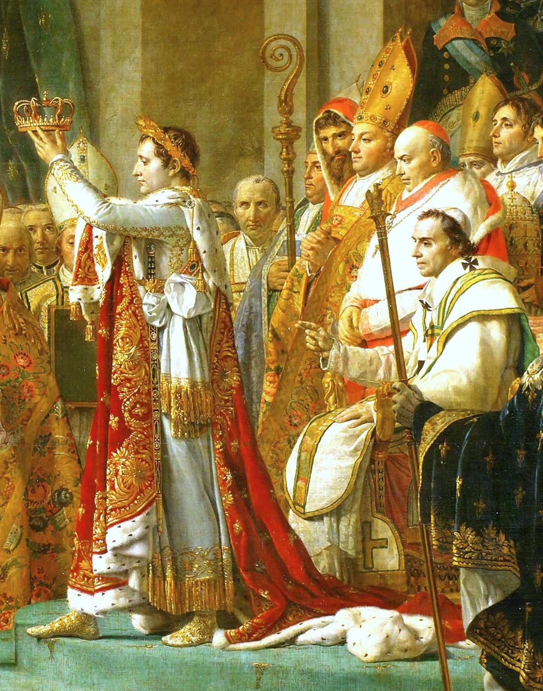 ナポレオンは即位式に、ローマから教皇を呼びました。 | 名画を