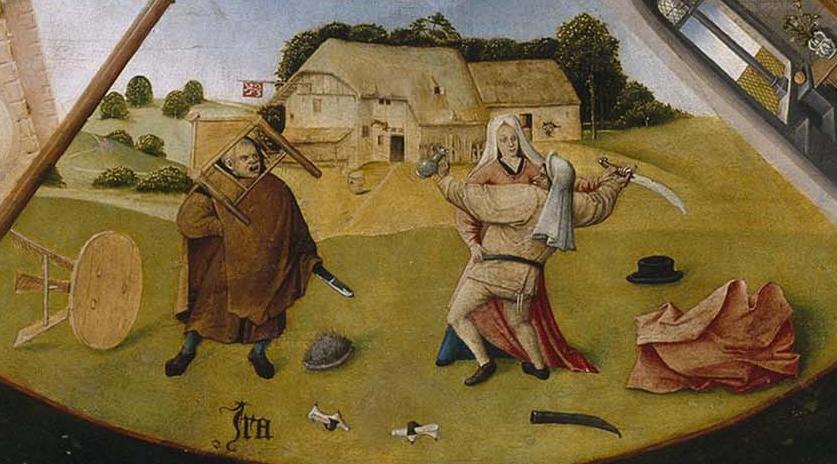 ヒエロニムス・ボス「七つの大罪」から「怒り」。 | 名画を読み解く