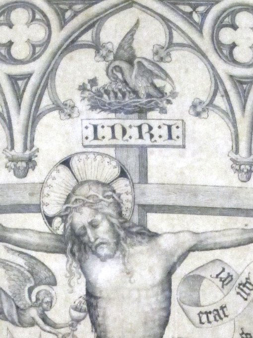キリストの十字架の上に鳥の巣 名画を読み解く キリストの十字架の上に鳥の巣 名画を読み解く