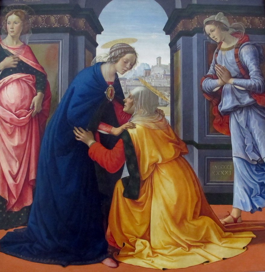 聖母のエリザベト訪問。