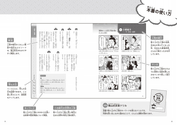 12才までに学びたいマンガ くり返しでスイスイ覚えられる日本の歴史人物100 を読んだ感想と学び方 第二の家 ブログ 藤沢市の個別指導塾のお話