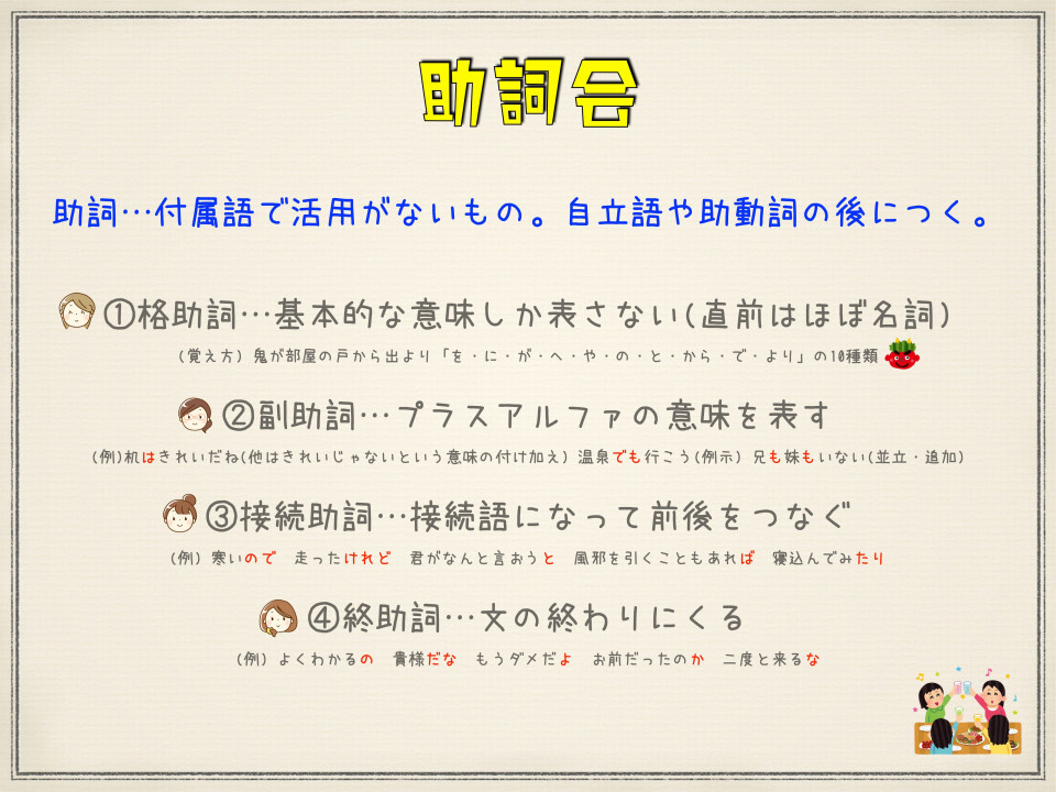 助詞会というパワーワードを閃いた小学生 第二の家 ブログ 藤沢市の個別指導塾のお話