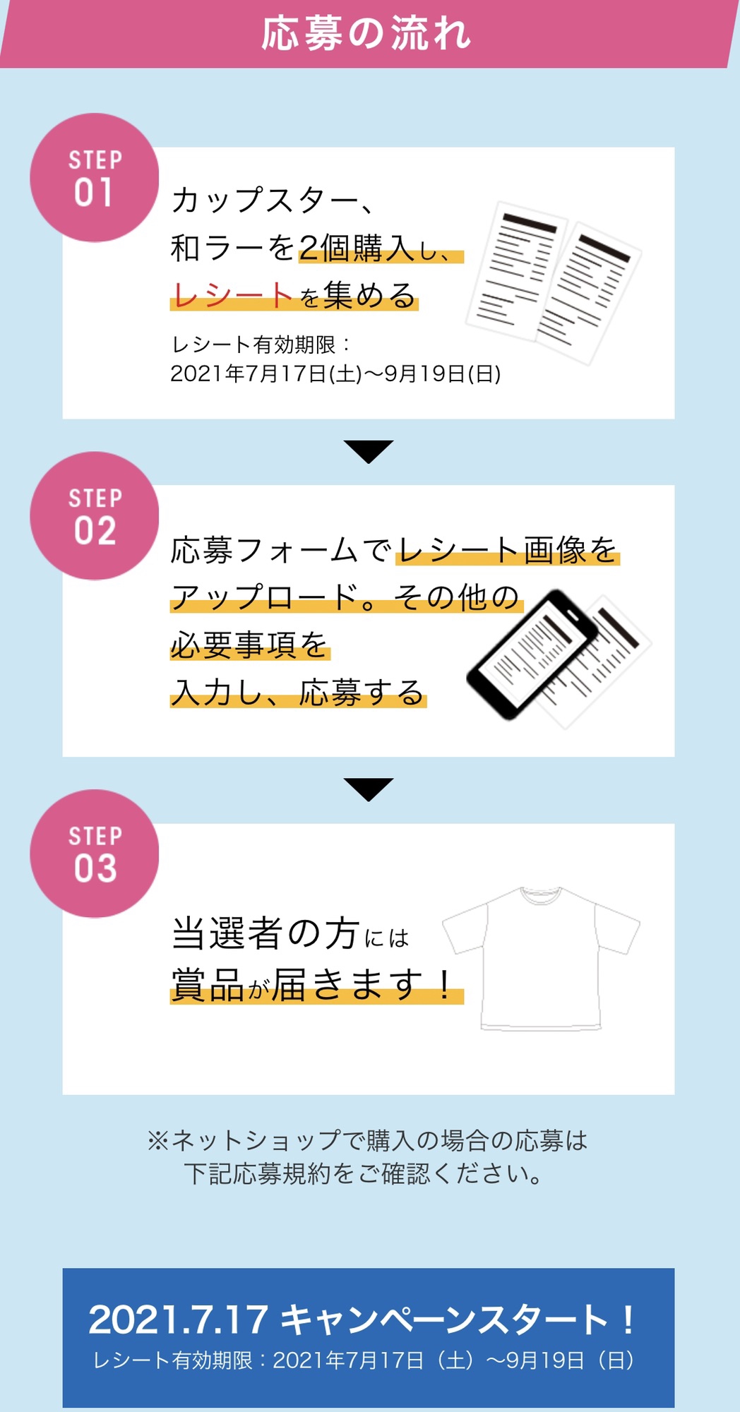 カップスター日向坂46/オリジナルフォトTシャツプレゼントキャンペーン