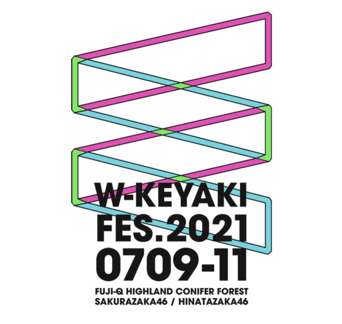 HMVサイトにて櫻坂46＆日向坂46合同ライブ「W-KEYAKI FES. 2021