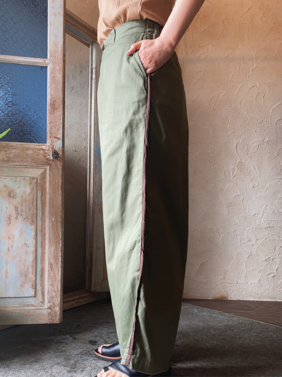 Rehersall / リメイクWカラーワイドパンツ | magic market 