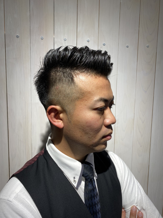 メンズポンパドール Men S Hair Salon Voyage Hair Face