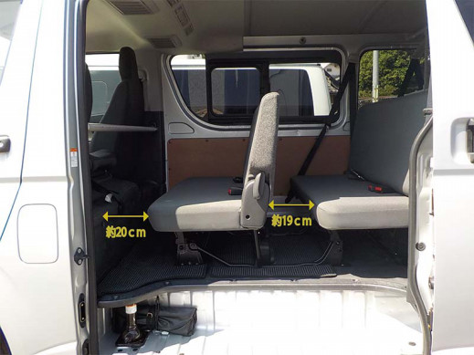 9人乗り4ナンバー Dxバン トヨタ ハイエース専門店 ハイエースワールド の販売 構造変更 定員変更 カスタム キャンピングカー製作情報