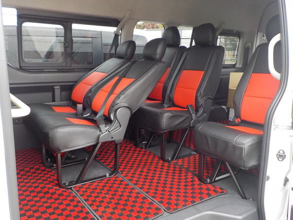 ハイエース コミューター GDH223B 14人乗り→7人乗り 2ナンバー → 1  