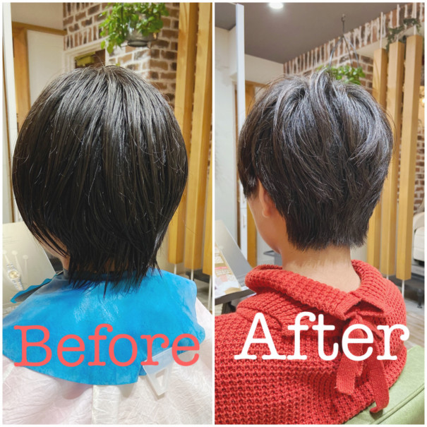 ショートヘアはバランスメンテ M Two Hashihama