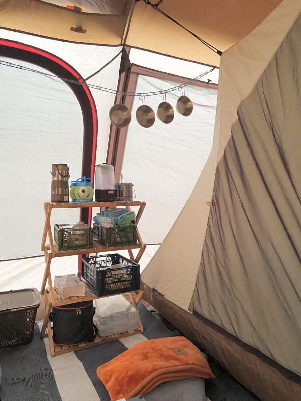 家族キャンプ 強風の日 M Two Hashihama