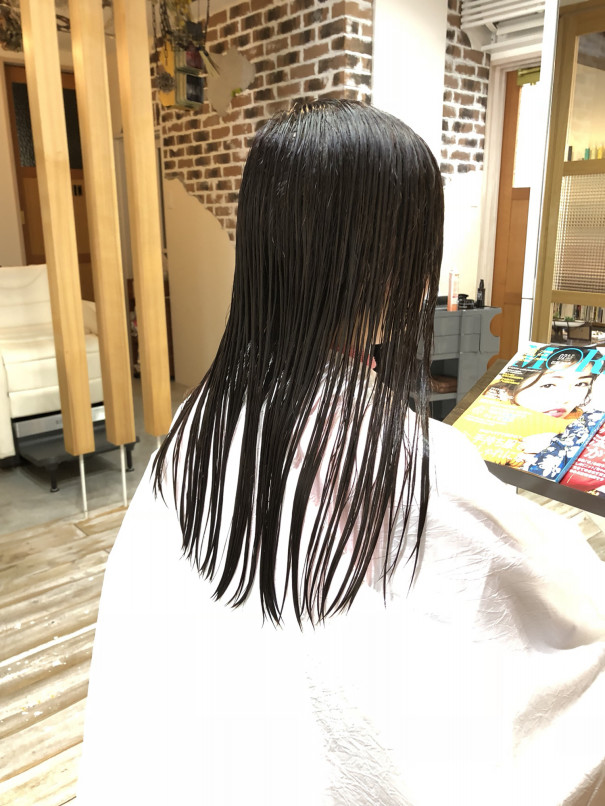 成人式後のバッサリカット M Two Hashihama