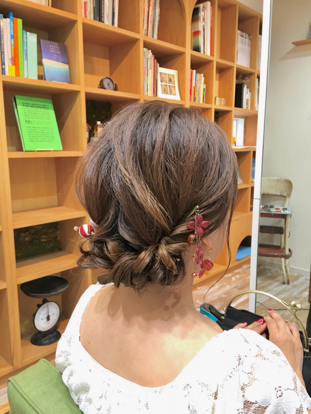 浴衣に合うヘアアレンジ M Two Hashihama