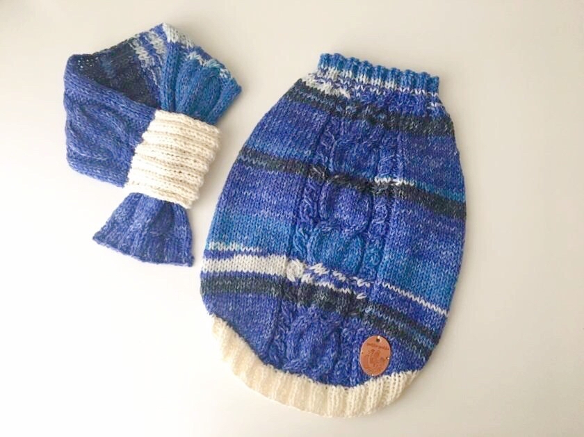 ワンちゃんセーターとRoad Trip Shawl | yokka-yokka