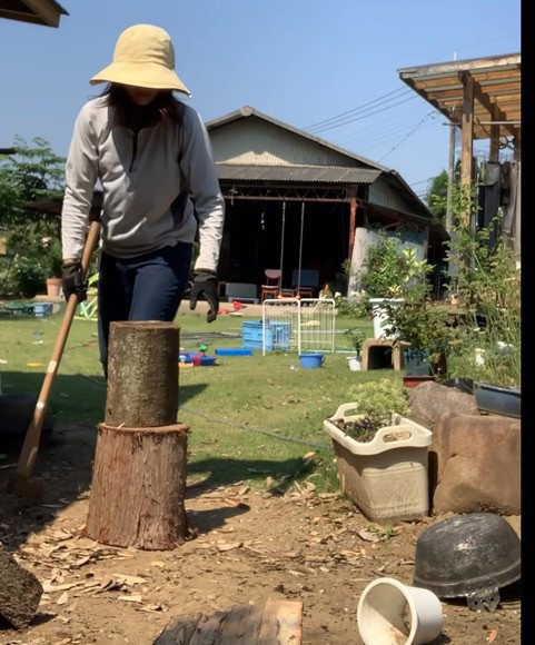 この時期の庭仕事 靴下と庭と手作りの暮らし