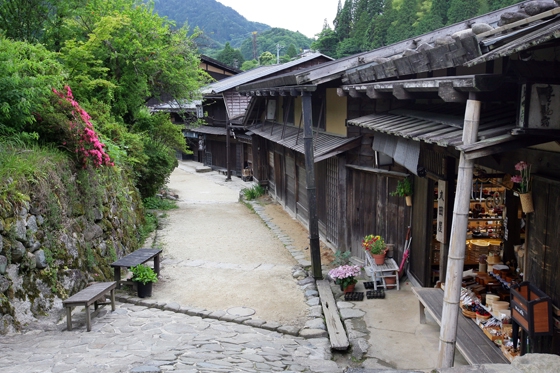 旅するきめこみパッチワーク／椿と妻籠宿 | さくらのつぼみ