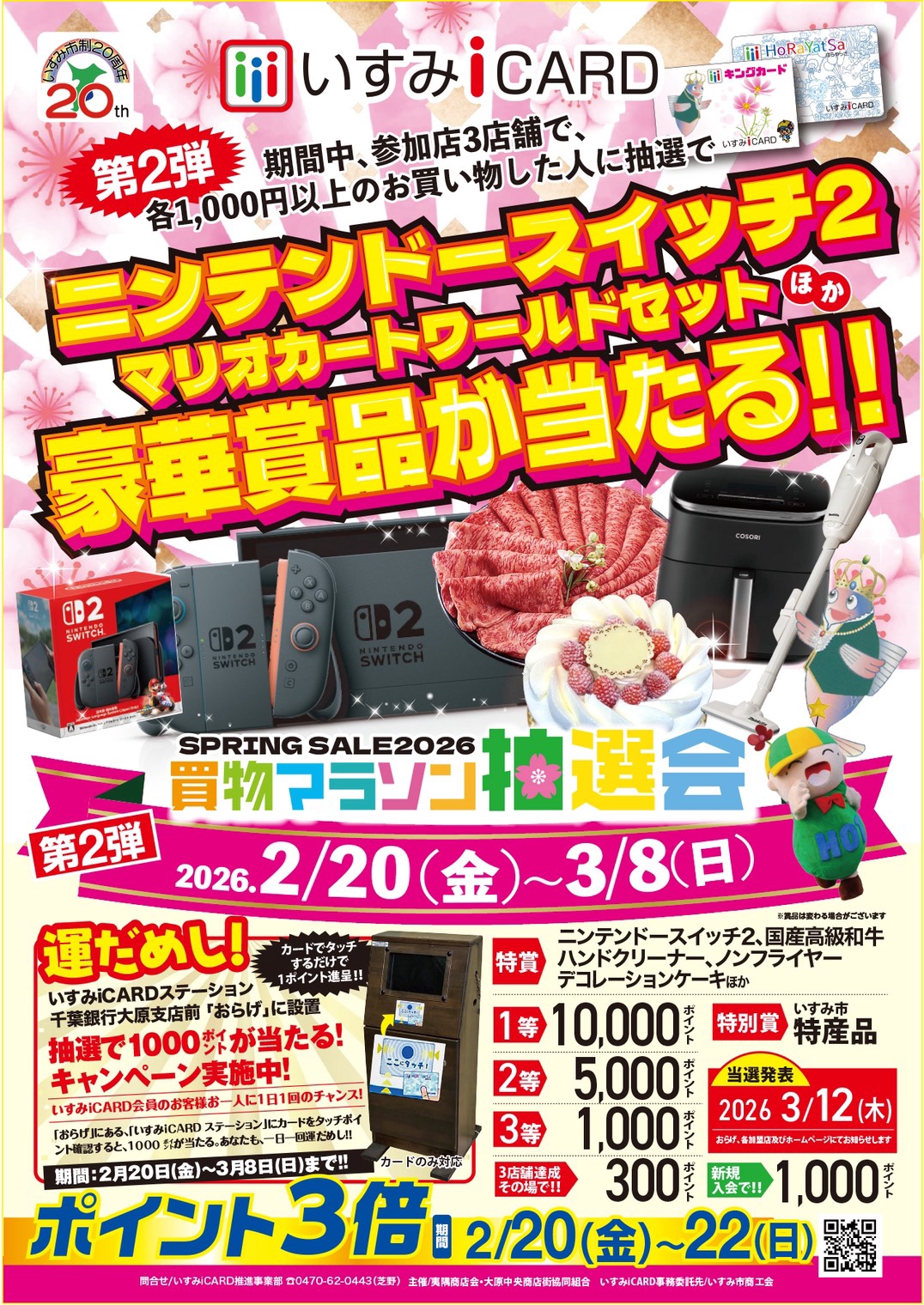 2026スプリングセールいすみiCARD買い物マラソン | ホットくんのつぶやき