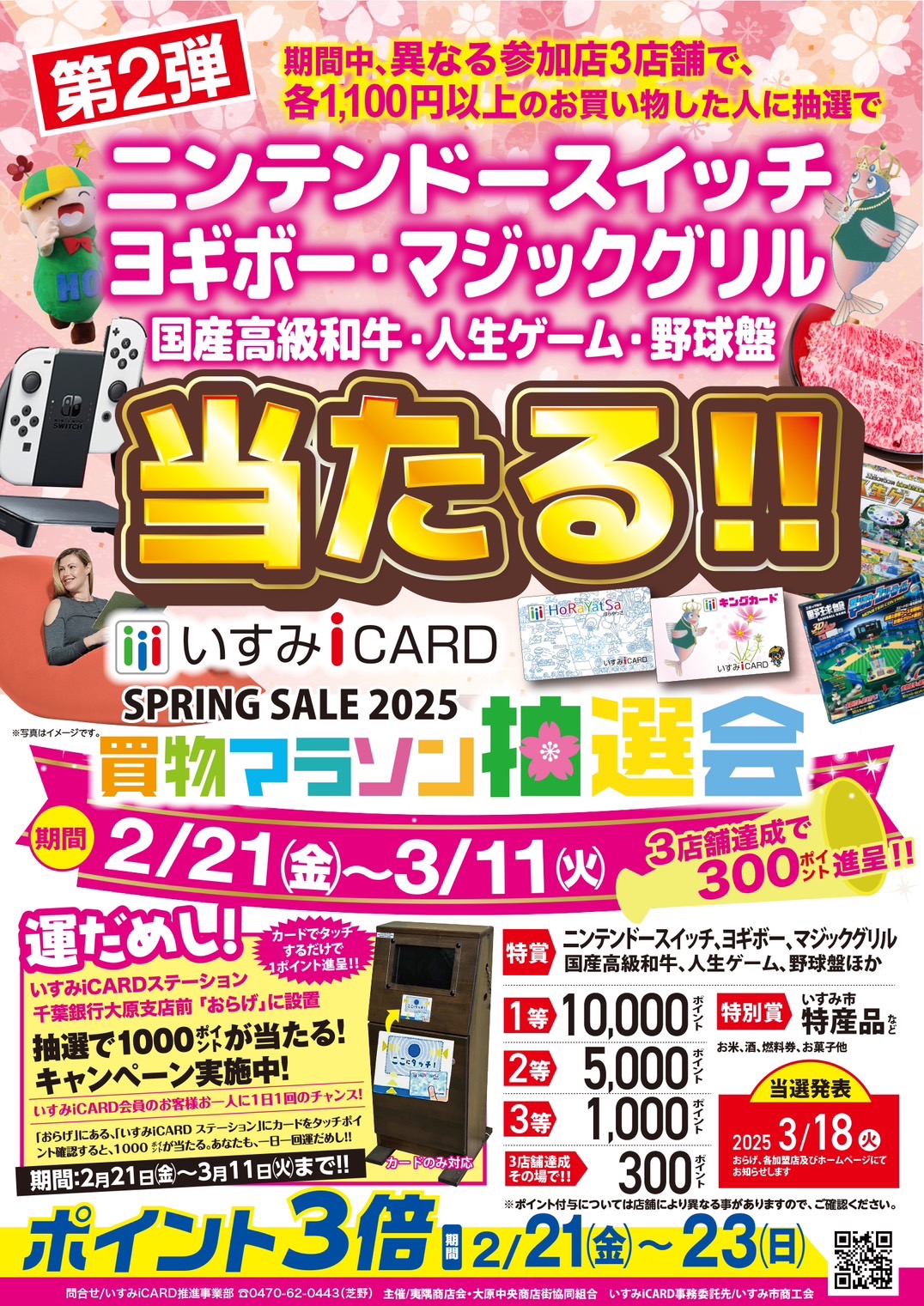 2025スプリングセールいすみiCARD買い物マラソン | ホットくんのつぶやき