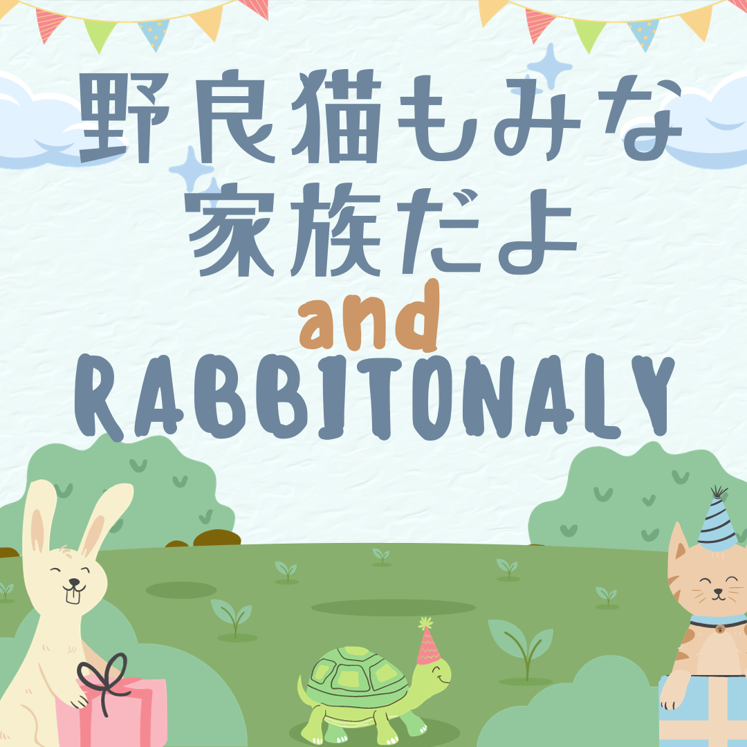 野良猫もみな家族だよ／RABBITONALY