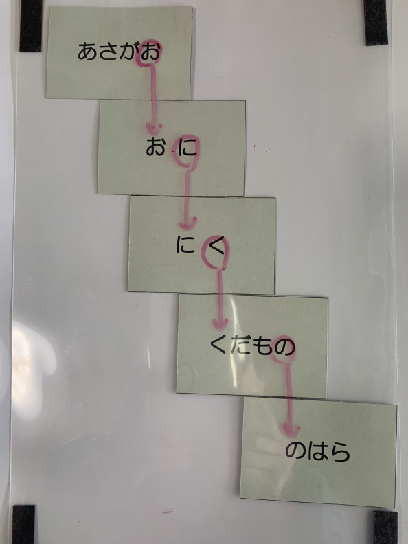 しりとりのルール 和泉市放課後等デイサービス わおん 二丁目わおん