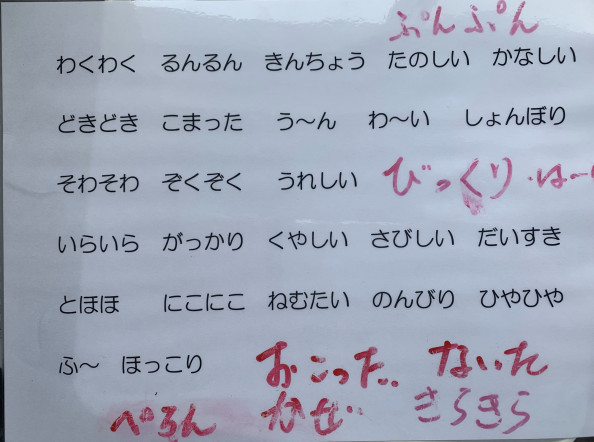 気持ちを言葉でラベリング 和泉市放課後等デイサービス わおん 二丁目わおん