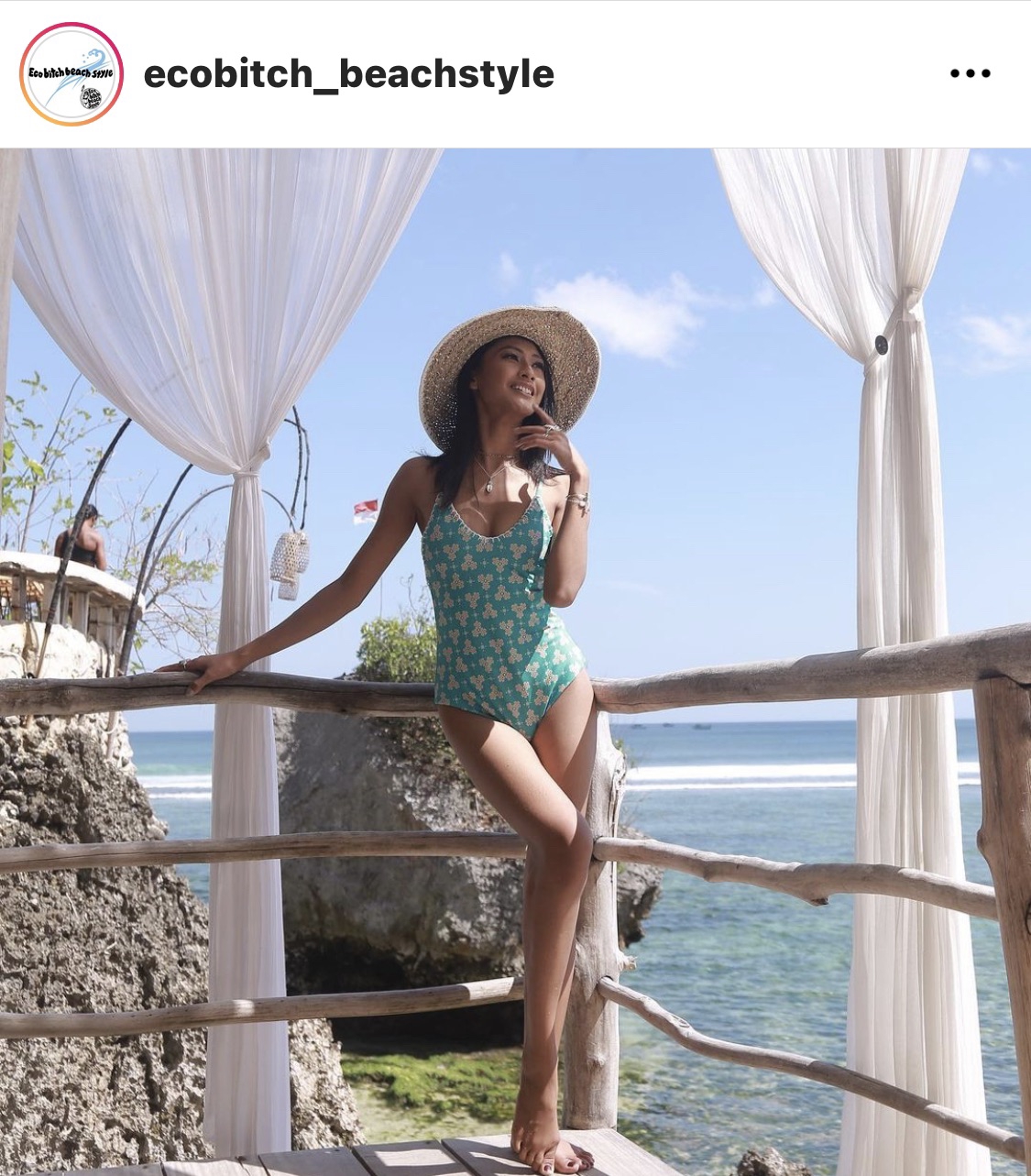 Eco bitch beach styleロングスリーブ