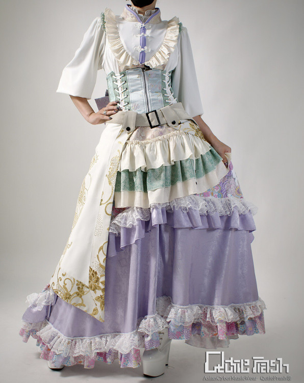 可愛い♡が過ぎる😍チャイナフリルワンピ新登場🤩💖 | QutieFrash-info キューティーフラッシュチャイナフリルチュニックパステルグリーン