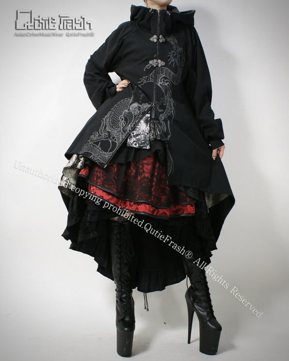 No.8086 後ろロングパーカー | QutieFrash-info