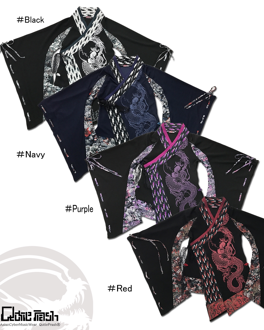 QutieFrash 着物袖カーディガン カーディガン / Cardigan – Qutiefrashアメリカ村WebShop