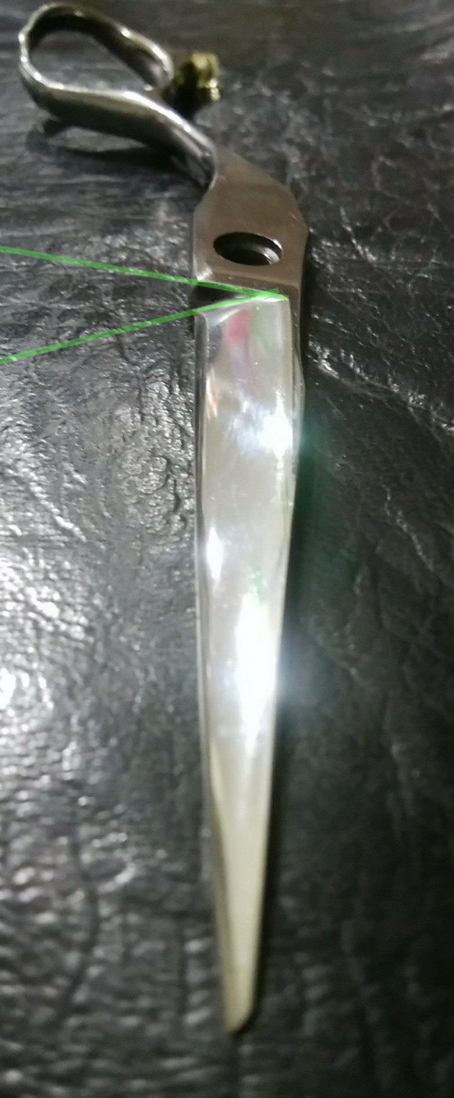 鋏研ぎの刃角度 埼玉 理美容ハサミ研ぎ シザーズ3