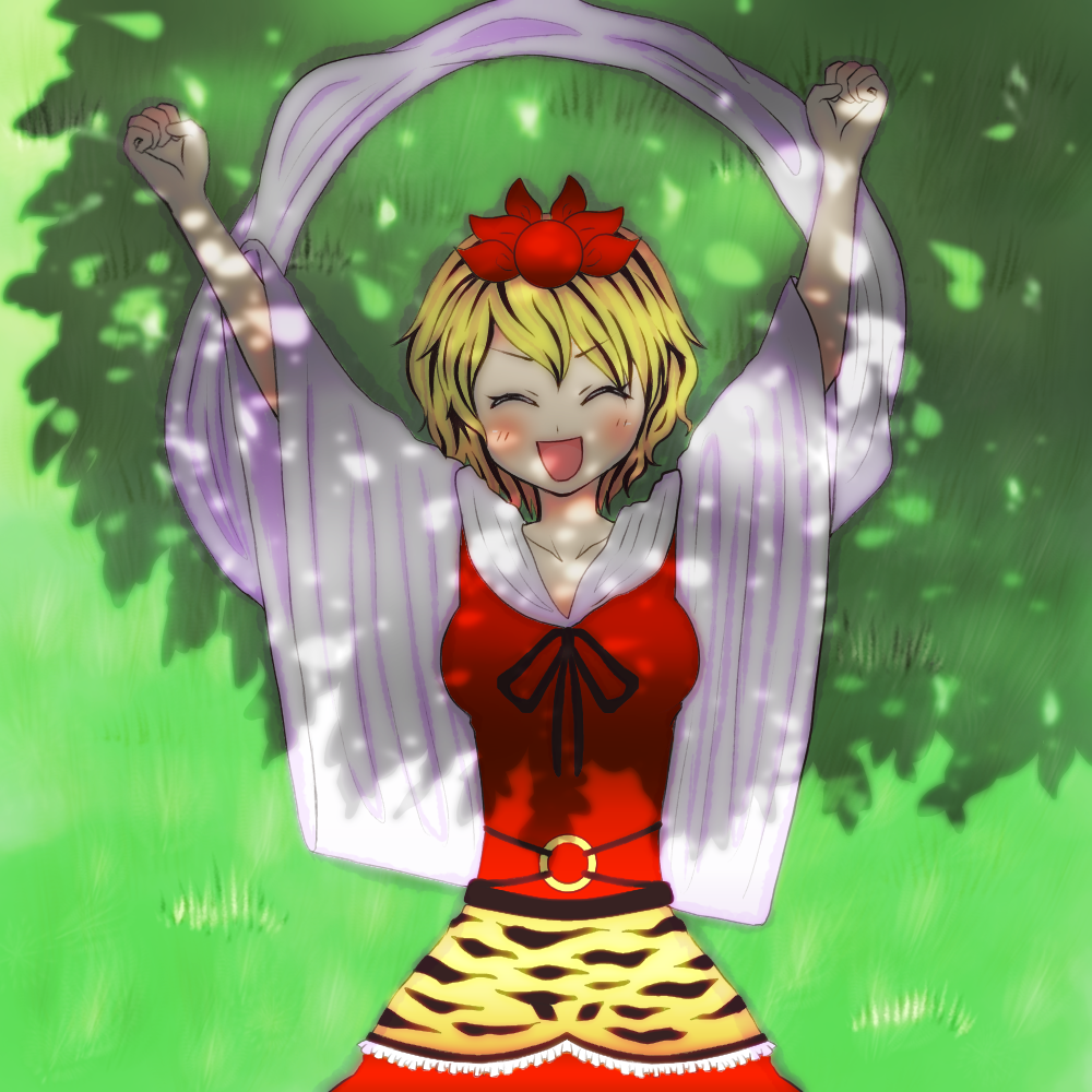 東方project 寅丸 星 木陰で休憩 Color Planets