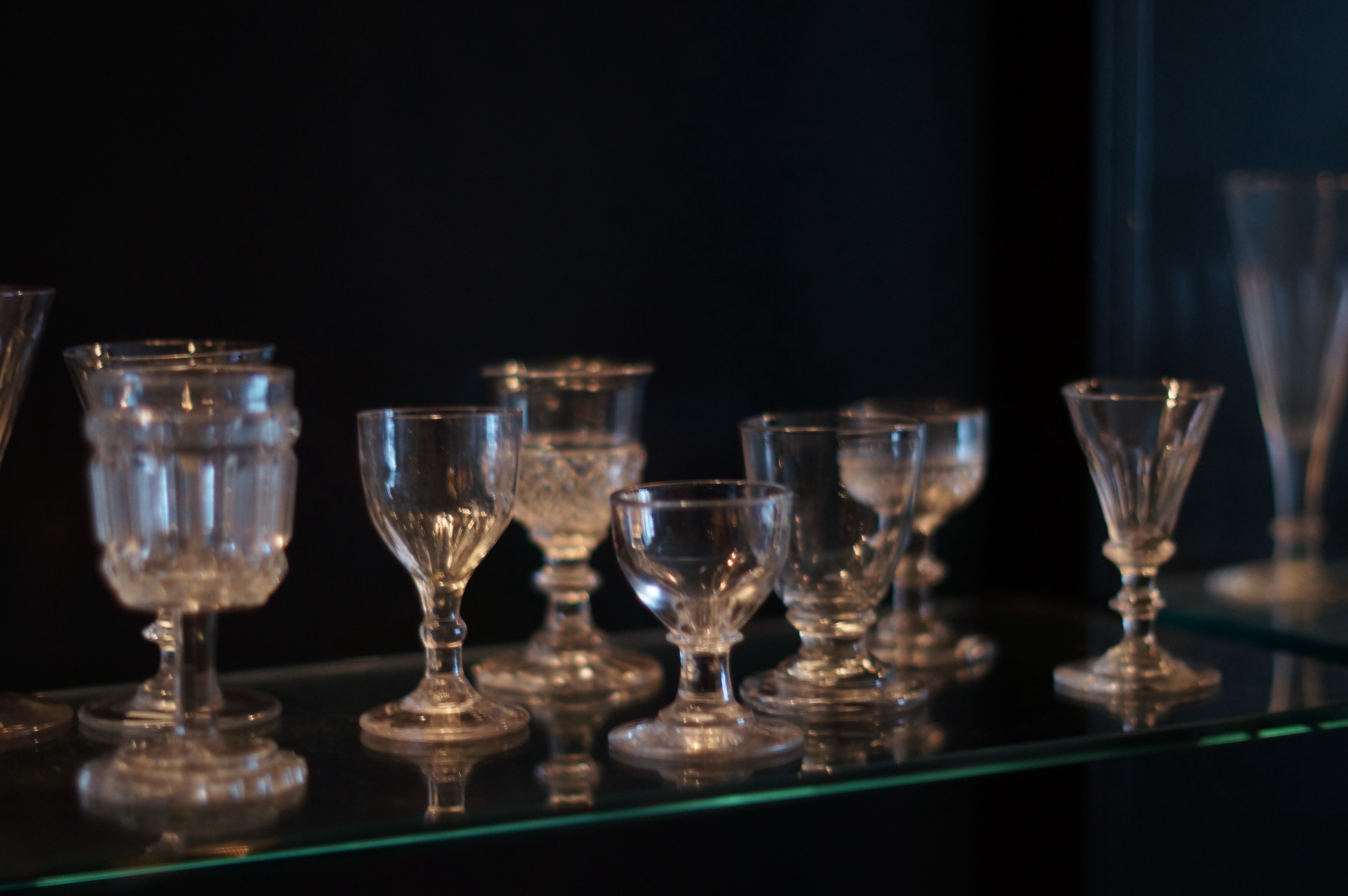 18世紀イギリスアンティークツイストグラス-