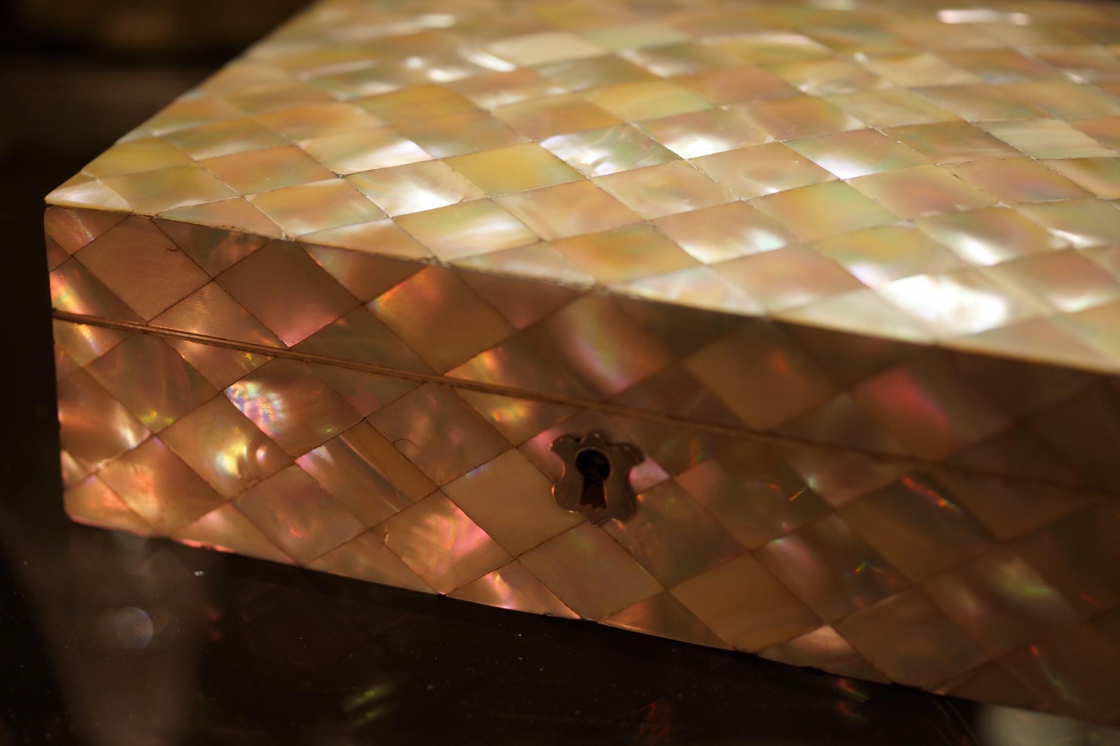 イタリア製　白蝶貝宝石箱　US.480ドル相当 イタリア製 白蝶貝宝石箱 US.480ドル相当