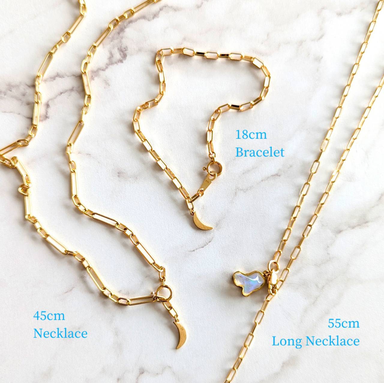 K18オパールロングネックレス K18 メキシコオパール ロングネックレスネックレス | SAICHI JEWELRY