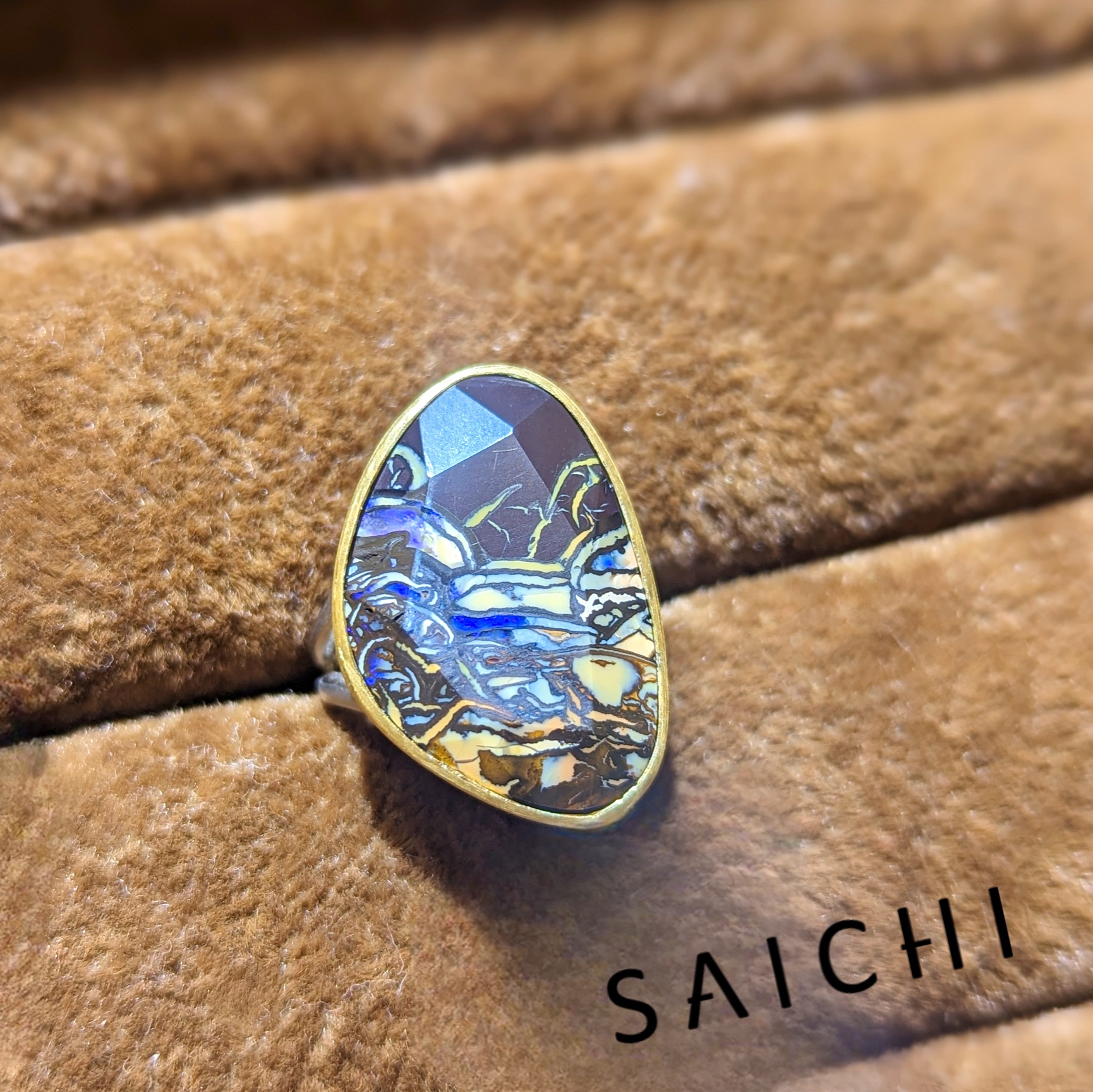 K18 / PT950 View オパールメイトリックス リング | SAICHI JEWELRY