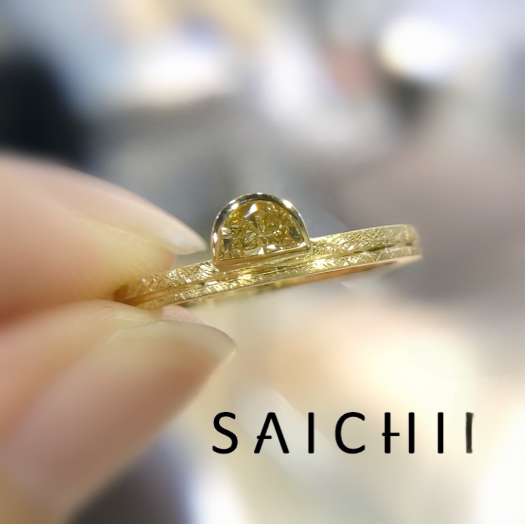 K18 Arch ダイアモンド リング | SAICHI JEWELRY K18 Arch ダイアモンド リング | SAICHI JEWELRY