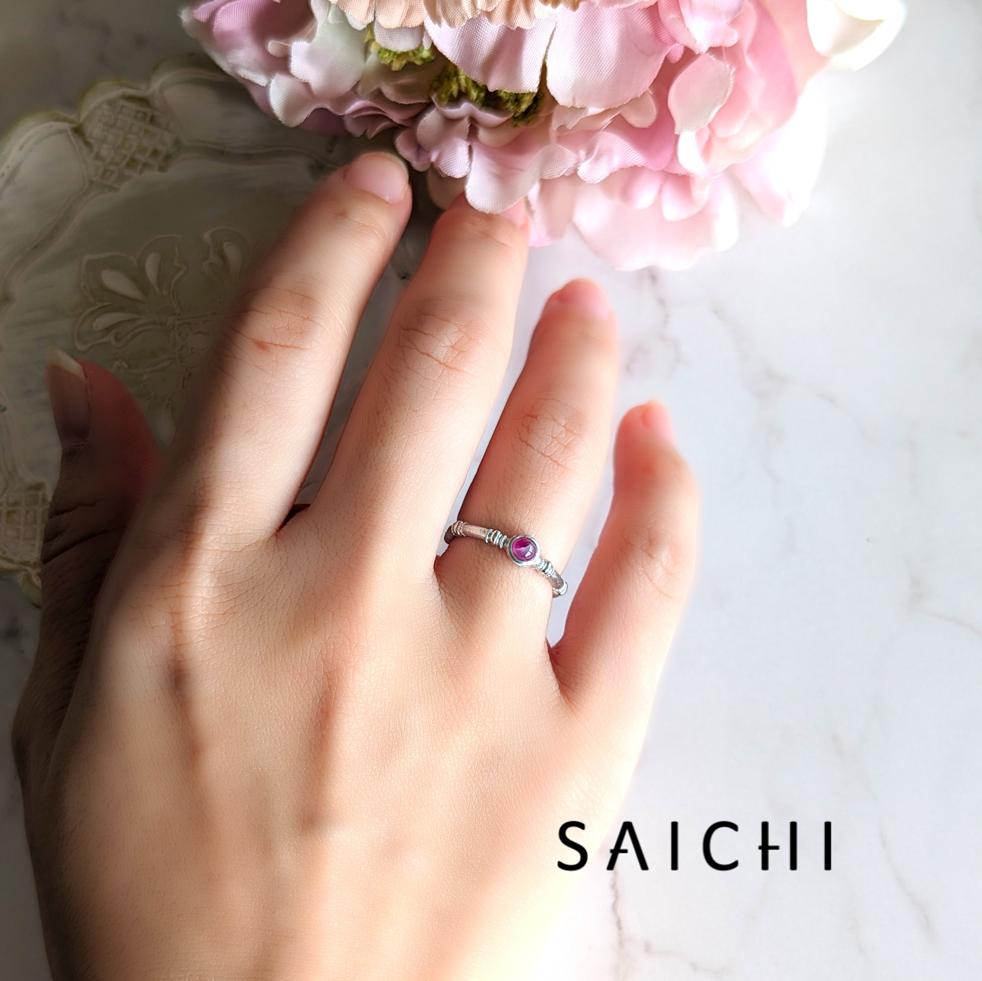 PT Perfumebottle バイカラールビー リング | SAICHI JEWELRY