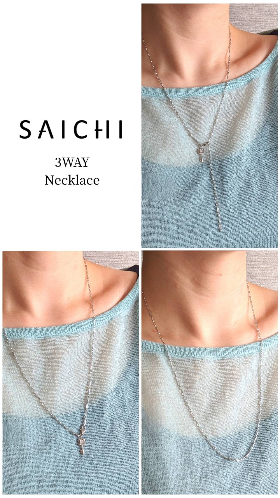 K18オパールロングネックレス K18 メキシコオパール ロングネックレスネックレス | SAICHI JEWELRY