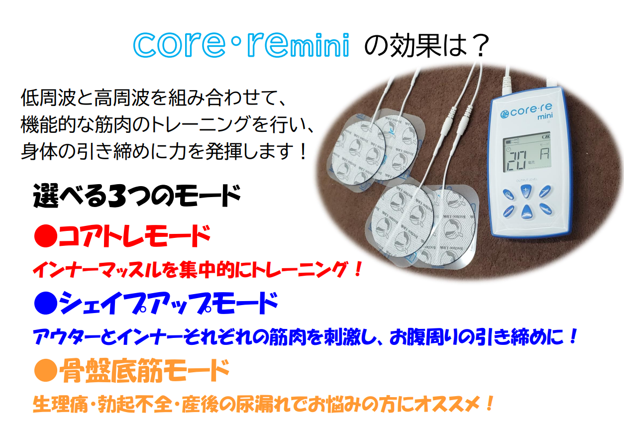 コアレ(EMS)・トレーニング | みらい接骨院・整体院