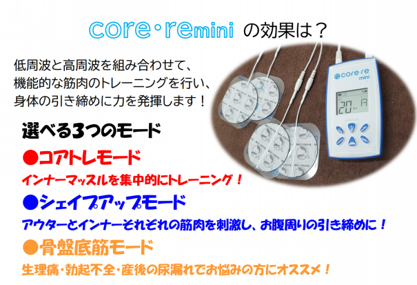 コアレ(EMS)・トレーニング | みらい接骨院・整体院
