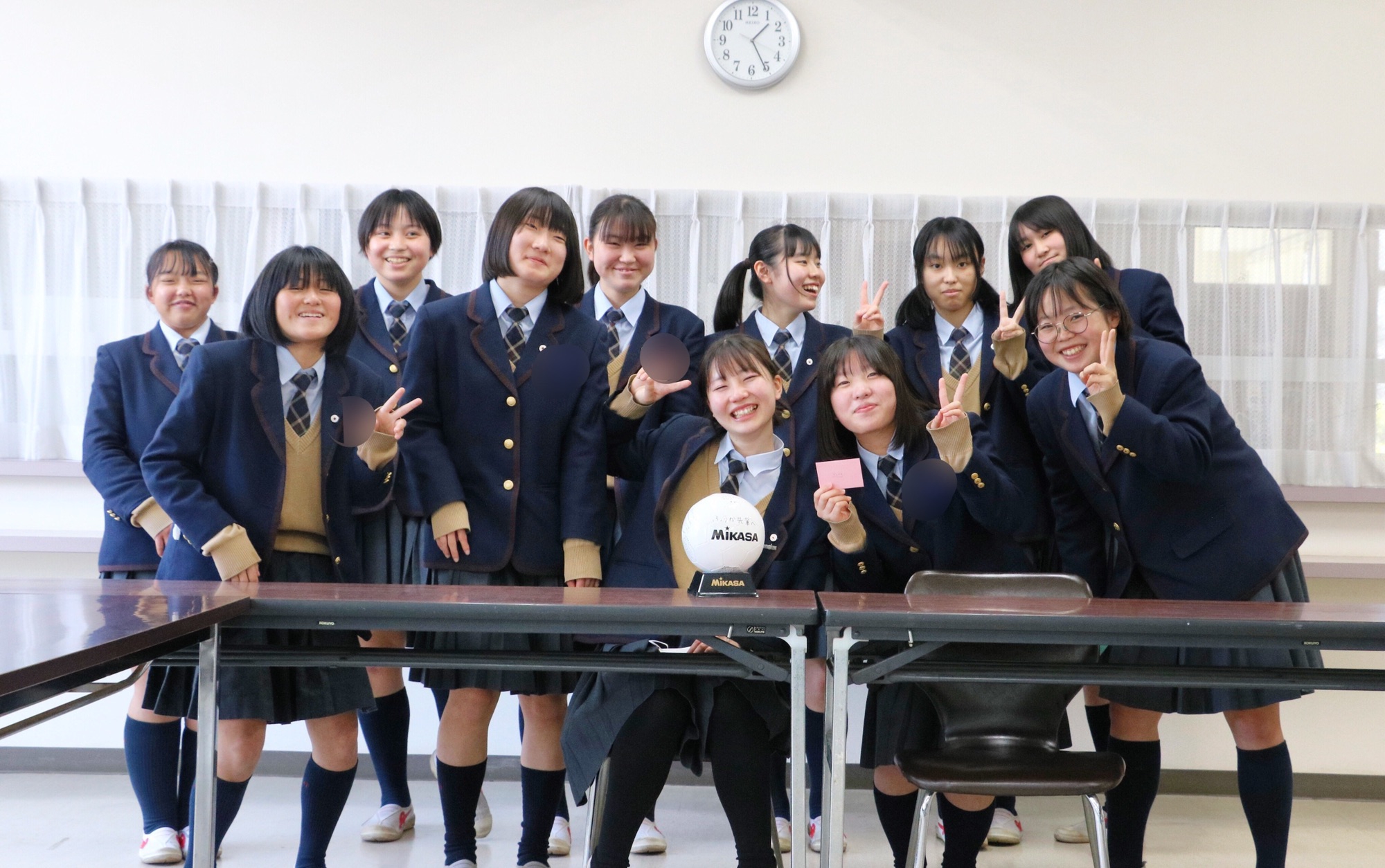 卒業式 愛国学園大学附属龍ケ崎高等学校 女子サッカー部