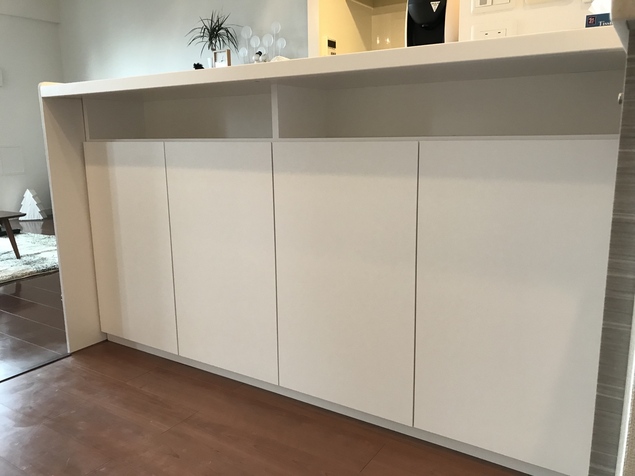 カウンター収納のオーダー家具 | 家具工房アートワークス