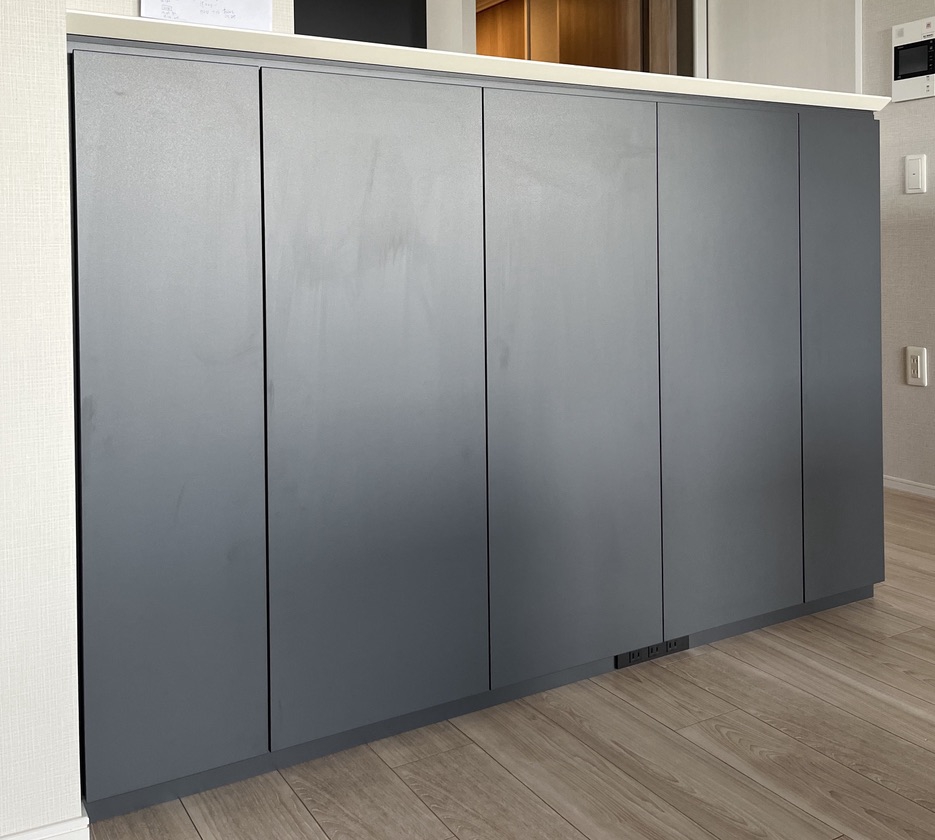 カウンター収納のオーダー家具 | 家具工房アートワークス