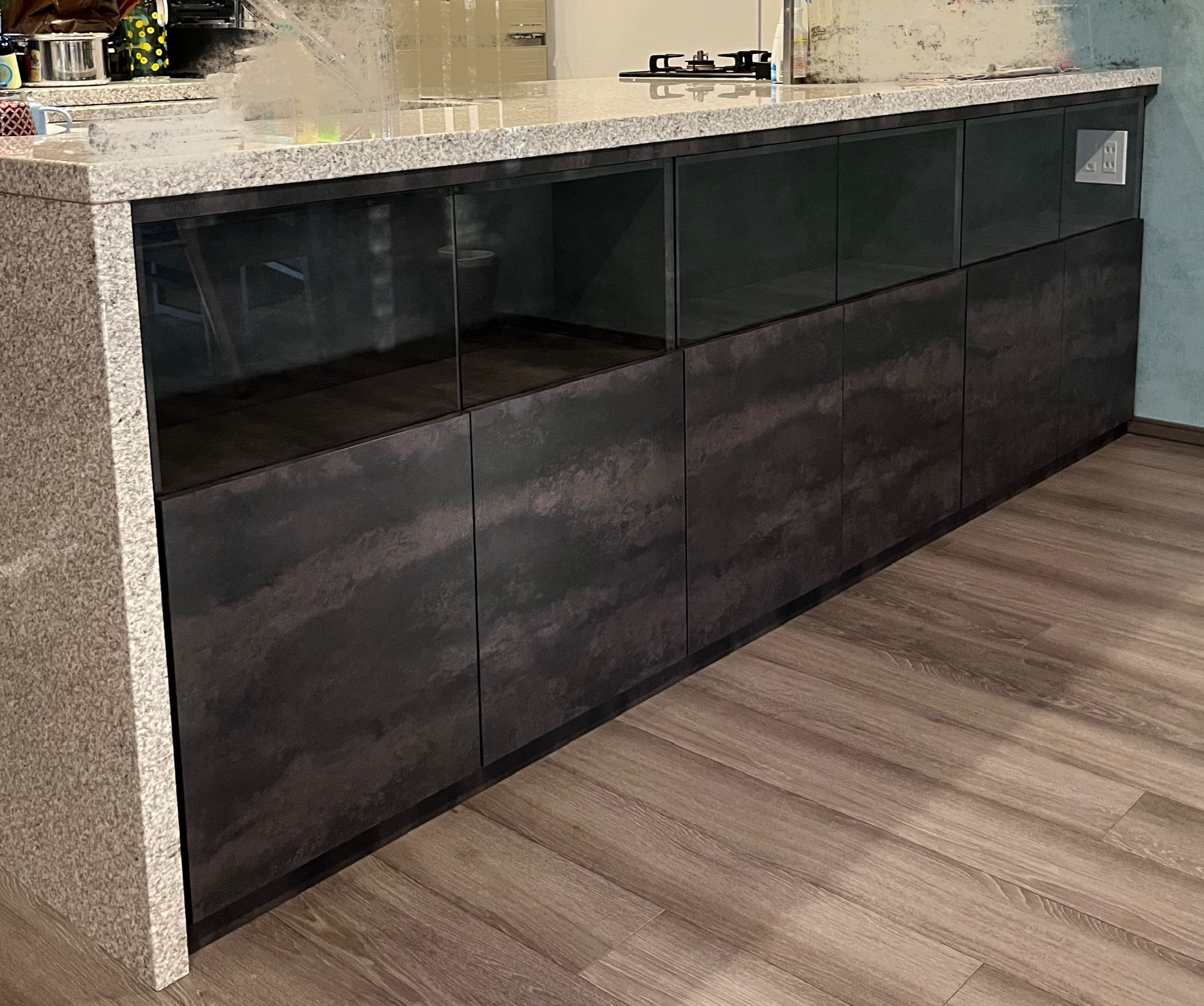 カウンター収納のオーダー家具 | 家具工房アートワークス