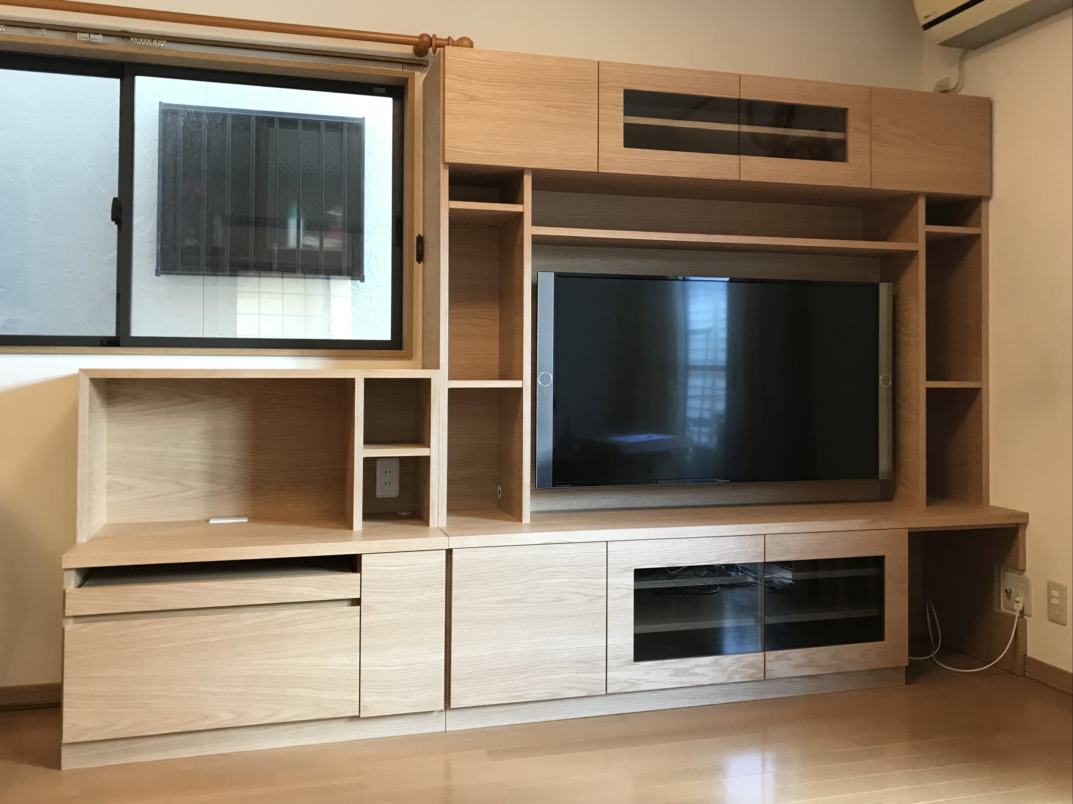 大谷産業　ギャラリー収納　高品質　オーダー家具　テレビボード 大谷産業 ギャラリー収納 高品質 オーダー家具 テレビボード