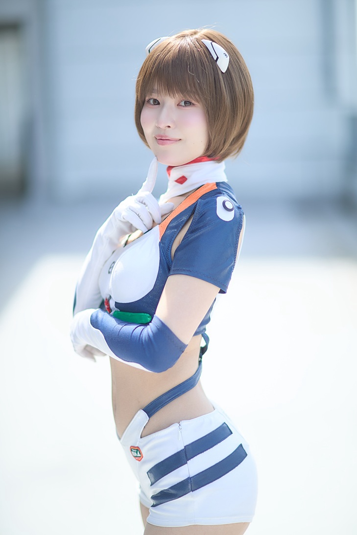 GOODS] エヴァレーシングサーキットメイト”綾波レイ役/藤白玲華”の